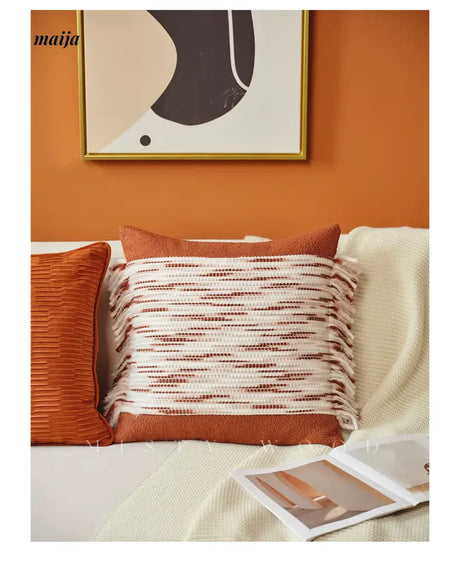 MISTYWOOD Advanced Orange Sofa Pillow from MISTYWOOD