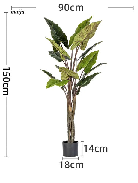 Artificial Rainbow Taro Plant from maija