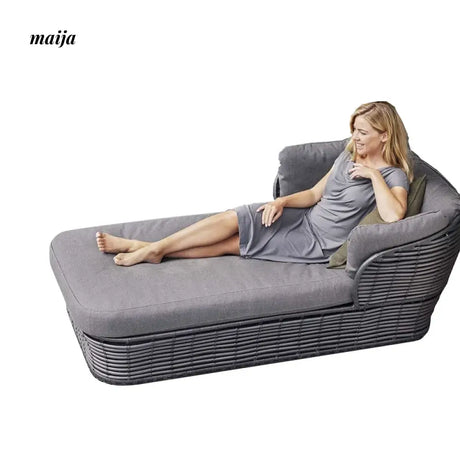 GERMAIN Estelle Rattan Sun Lounger from GERMAIN