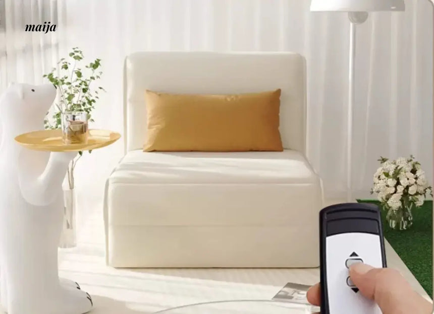 Aurora Cream Electric Telescopic Sofa from maija