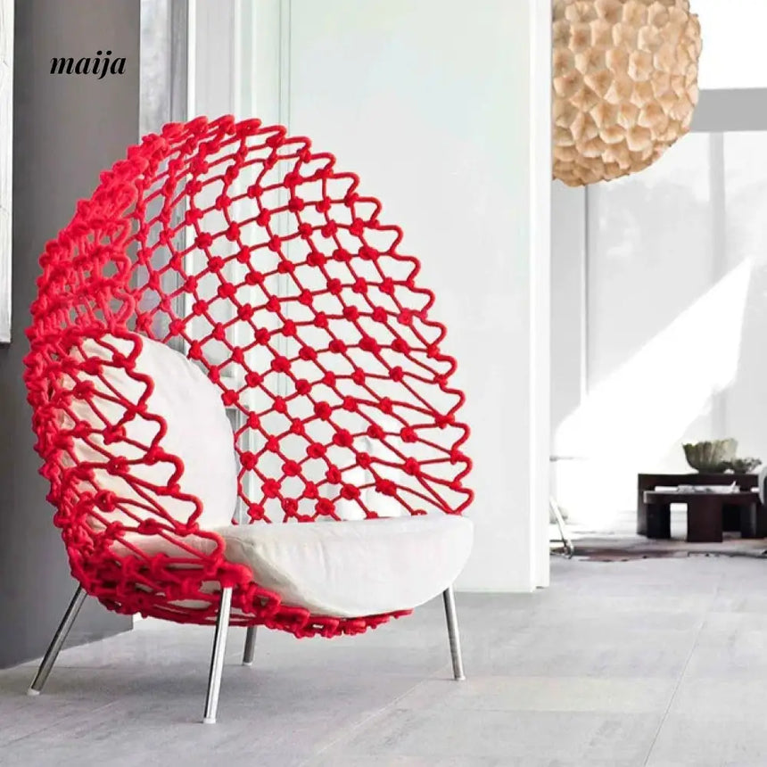 MUJU Fish Net Outdoor Single Sofa from MODENG