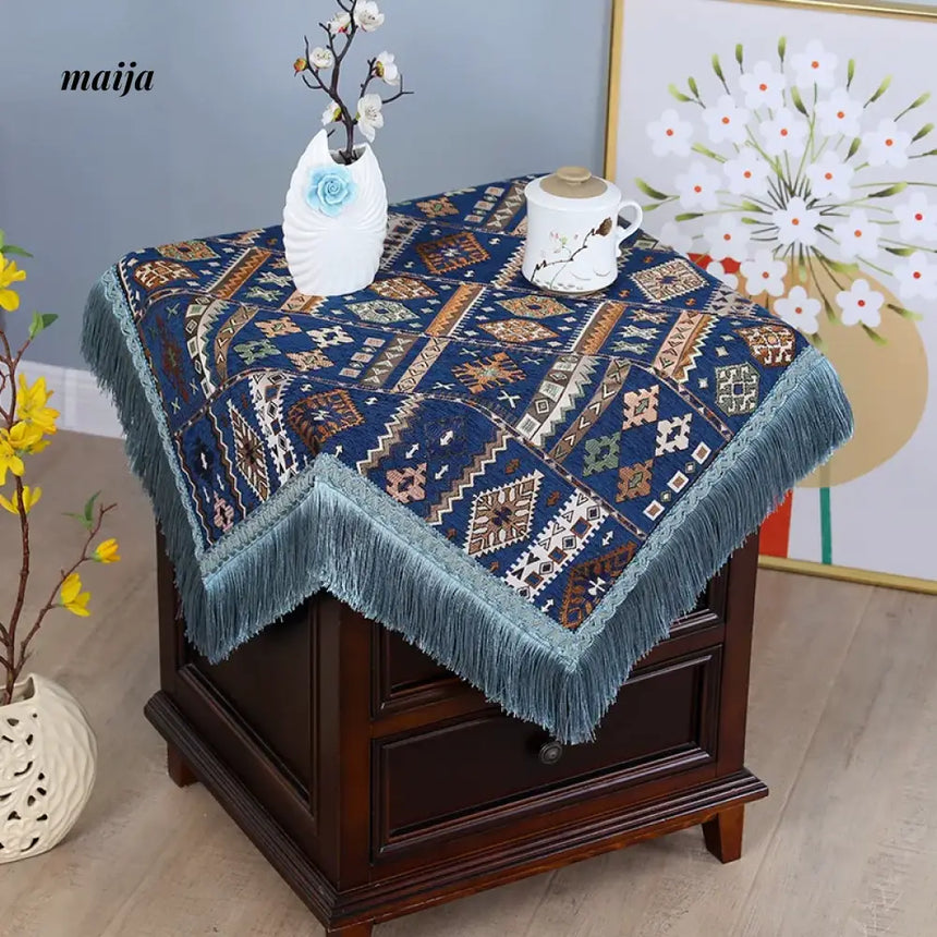 Geometric Vintage Tablecloth from maija
