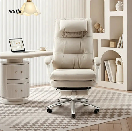 Black and White R3 Reclining Office Chair from Kaiyashi