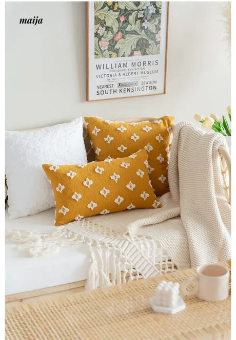 MISTYWOOD Daisy Sunflower Decorative Pillow from MISTYWOOD