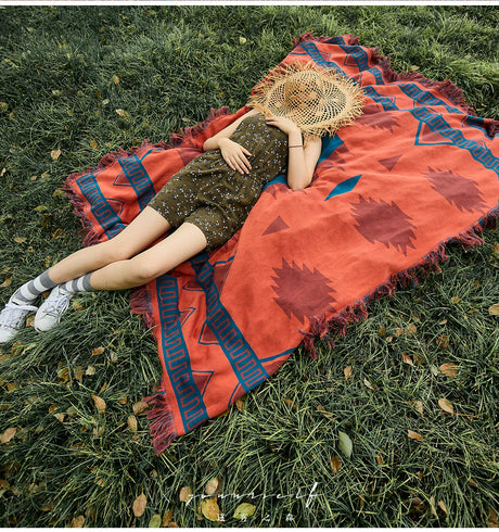 MISTYWOOD Ethnic Cotton Knitted Duvet from MISTYWOOD