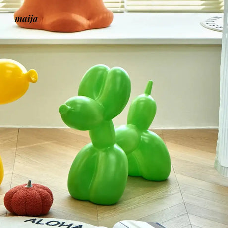 LAZYSPACE Violet Balloon Dog Stool from LAZYSPACE