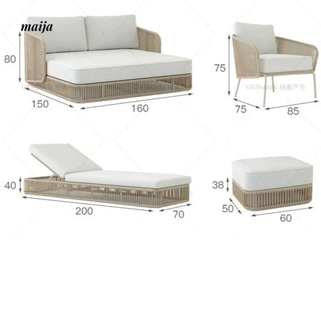 GERMAIN Lewis Outdoor Sofa from GERMAIN