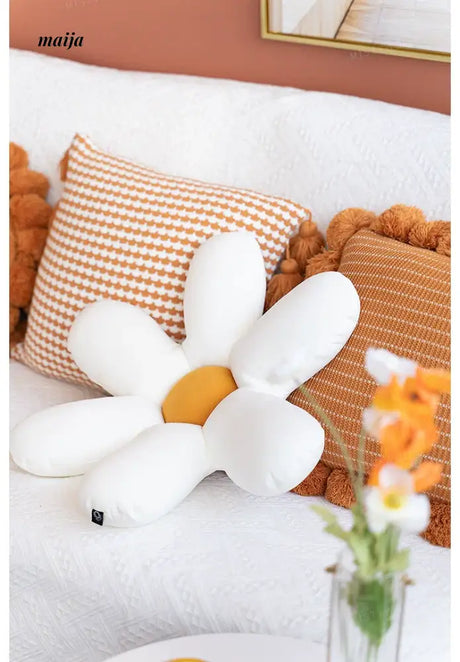 MISTYWOOD Orange Weaved Sofa Pillow from MISTYWOOD
