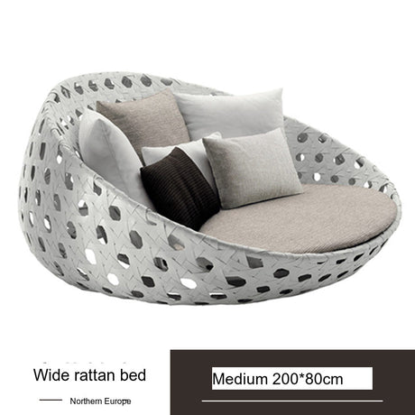 DIME GARDEN Marisol Luxurious Rattan Outdoor Lounge Bed from DIME GARDEN