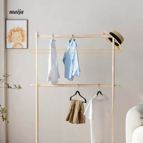Esme Solid Wood Clothing Rack from maija