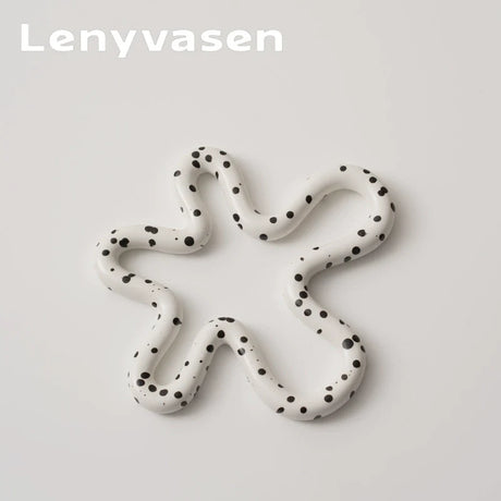 LENYVASEN Ophelia Geometric Ceramic Coaster from LENYVASEN