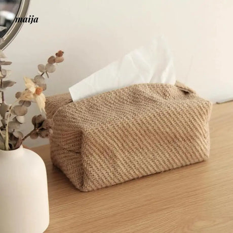 MUYE Woven Fiber Tissue Box from MUYE