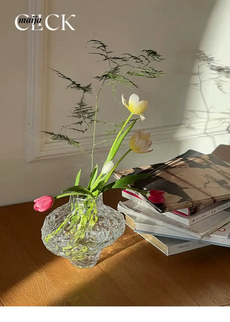 CLICK Glacier Glass Vase Large Space Decor from CLICK