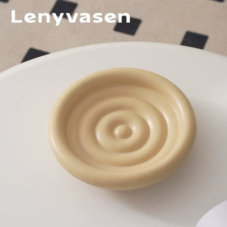 LENYVASEN Kai Bathroom Ceramic Storage Tray from LENYVASEN