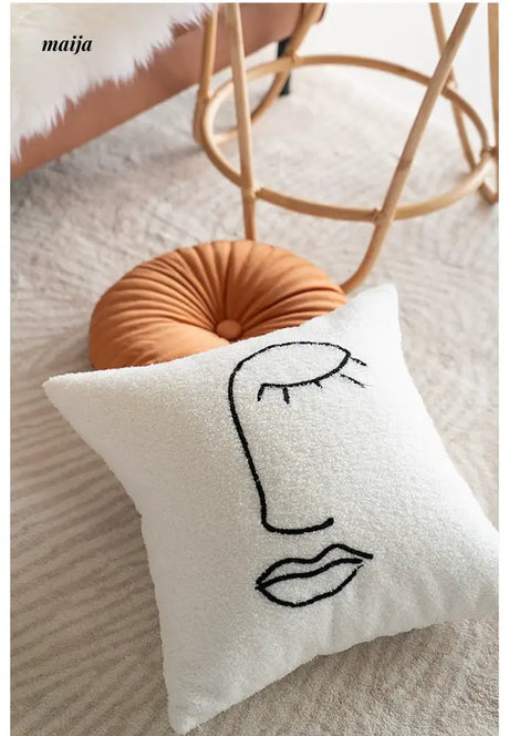 MISTYWOOD Black and White Decorative Pillow Sleeve from MISTYWOOD