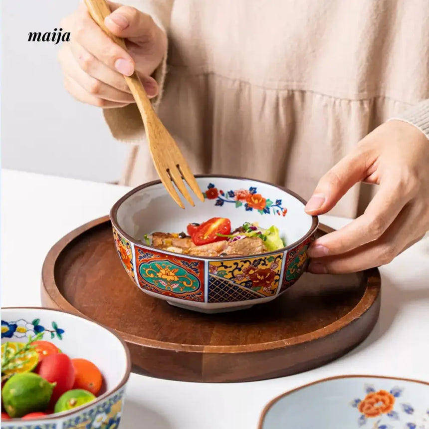 OKADA YAKI Arita Japanese Ceramic Tableware Set from OKADA YAKI