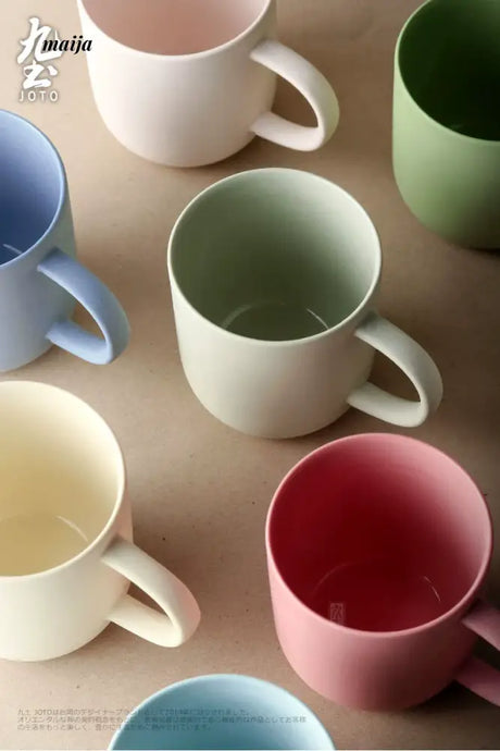 JOTO Ceramic Cup Handmade Coffee Mark Cup Set from JOTO