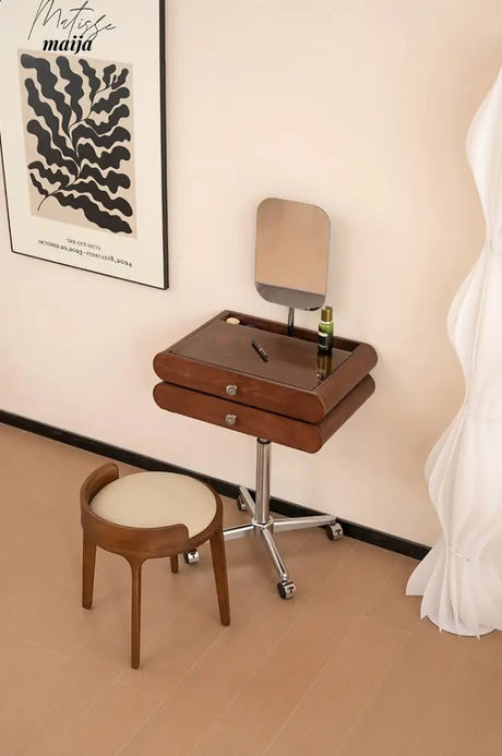 Retro Solid Wood Dressing Table from maija