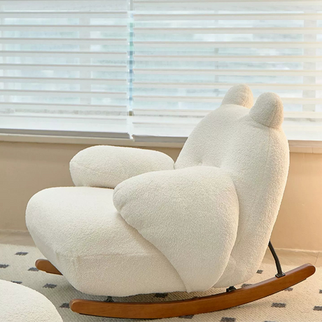 LAZYSPACE Luna Cream Baby Rocker from LAZYSPACE