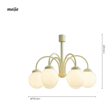LYNN Glossy Retro Ceiling Lamp from Lynn's Lamp