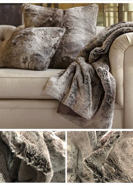 Imitation Fur Sofa Blanket from maija