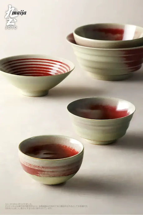 JOTO Thickened Japanese Ceramic Soup Bowl from JOTO