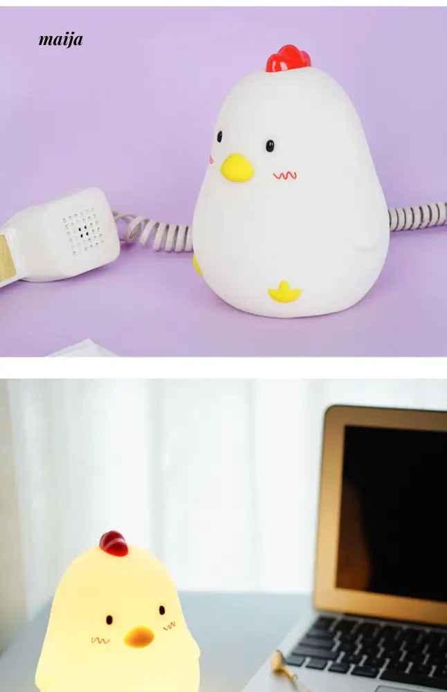 MUID Squeezy Baby Chicken Night Lamp from maija