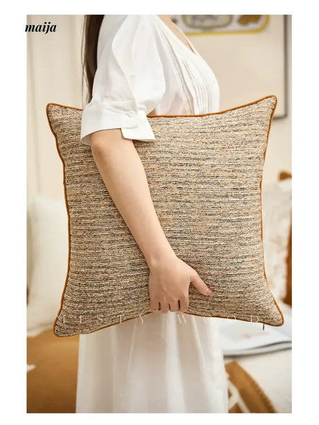 MISTYWOOD French Light Luxury Orange Pillow from MISTYWOOD