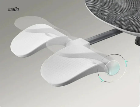 Black and White P7 Ergonomic Office Chair from Hbada