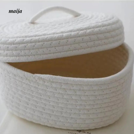 MUYE Woven Storage Box with Cover from MUYE