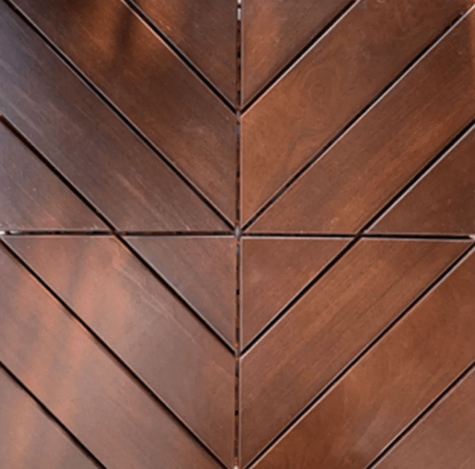 Cherry Wood Outdoor Floor Tiles from maija