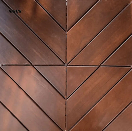 Cherry Wood Outdoor Floor Tiles from maija