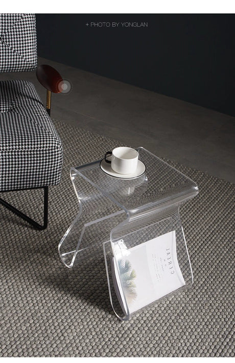 LAZYSPACE Mila Transparent Coffee Table from LAZYSPACE