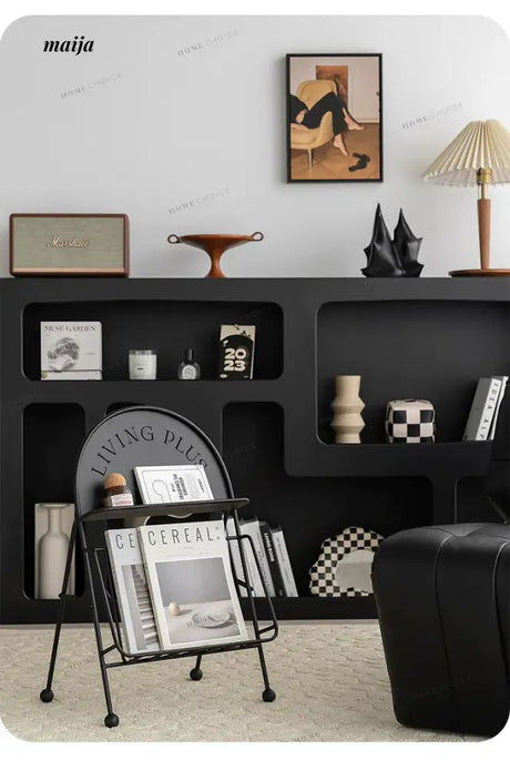 LIVINGPLUS Iron Folding Magazine Shelf from LIVINGPLUS