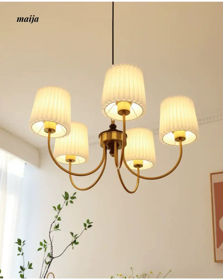 NANCY French Retro Chandelier Modern Bedroom Lamp from NANCY