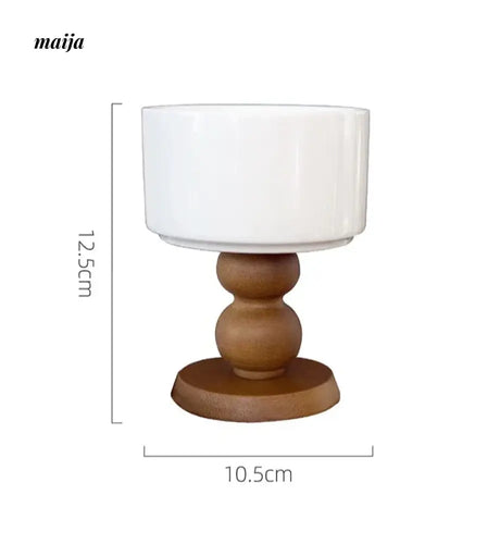 LIVETAI Coffee Cup and Plate with High Foot Set from LIVETAI