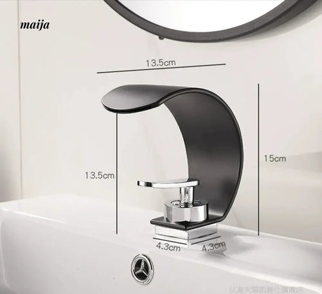C Shaped Waterfall Faucet from Kaiyashi