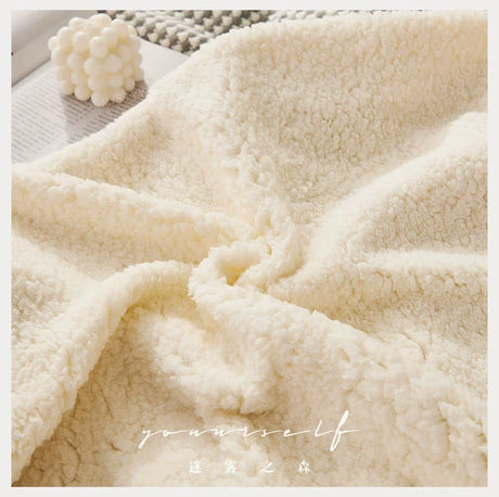 MISTYWOOD Orange Fleece Scandinavian Duvet from MISTYWOOD