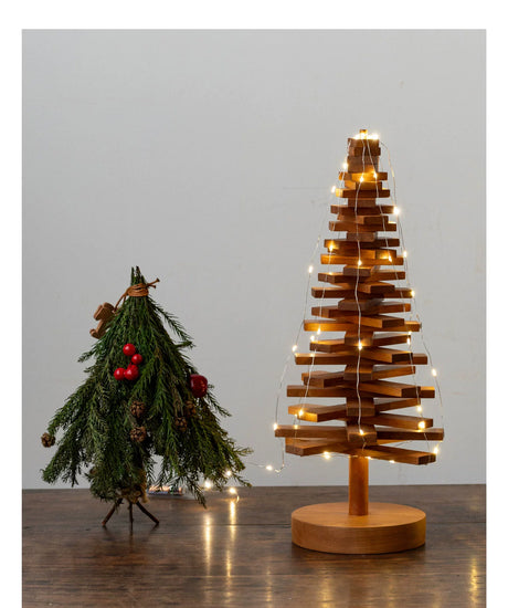 MUMO Hazel Solid Wood Christmas Tree Decor from MUMO