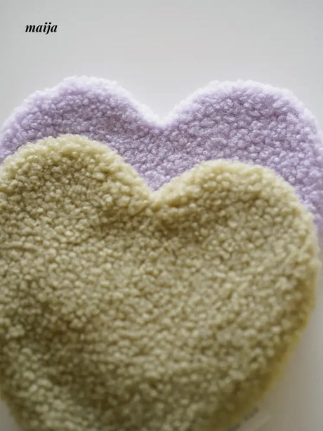 Fleece Heart Coaster from Wilde Früchte