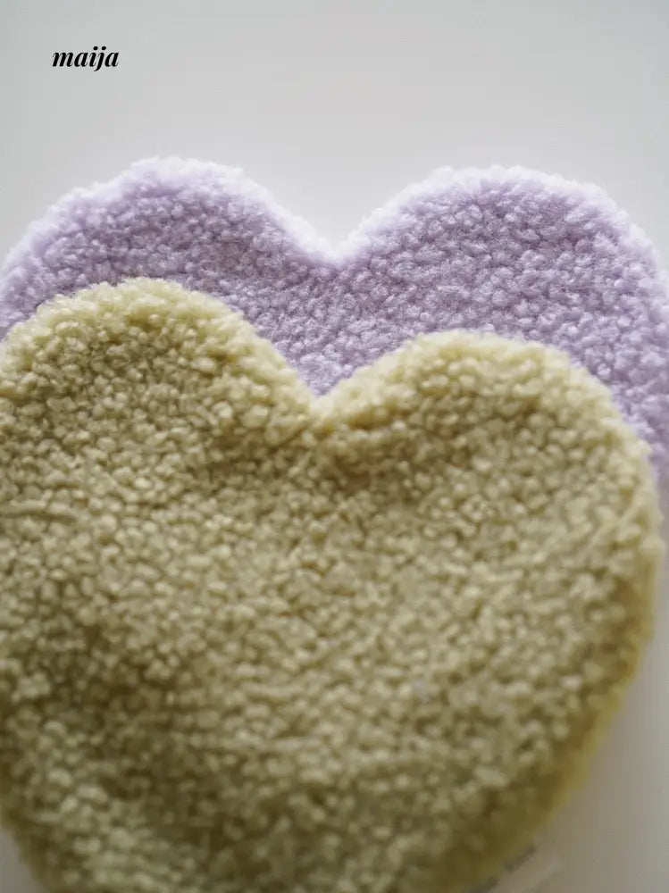Fleece Heart Coaster from Wilde Früchte