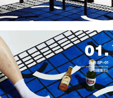 UNDERLAND Swimming Pool Pattern Rug from UNDERLAND