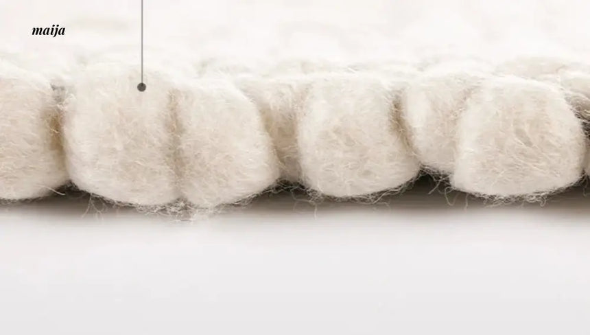 UNDERLAND Cocoon Glue-free Wool Rug from UNDERLAND
