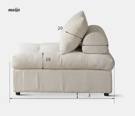GENJI Malachi Square Modular Sofa from Genji Muyu