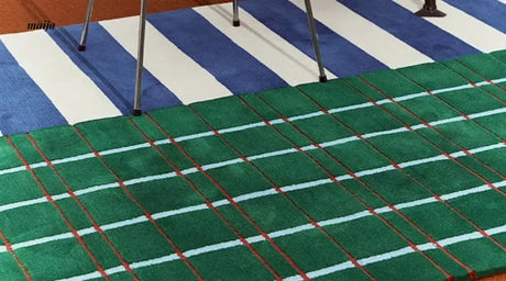 UNDERLAND Running Track Pattern Rug from UNDERLAND