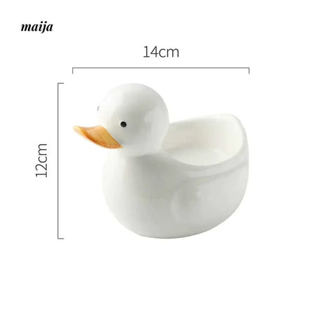 LIVETAI Creative Duckling Ceramic Bowl from LIVETAI