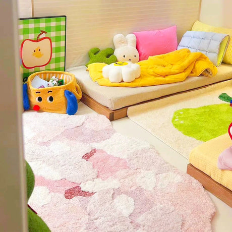 KENZAKI Sakura Snow Washable Rug from KENZAKI