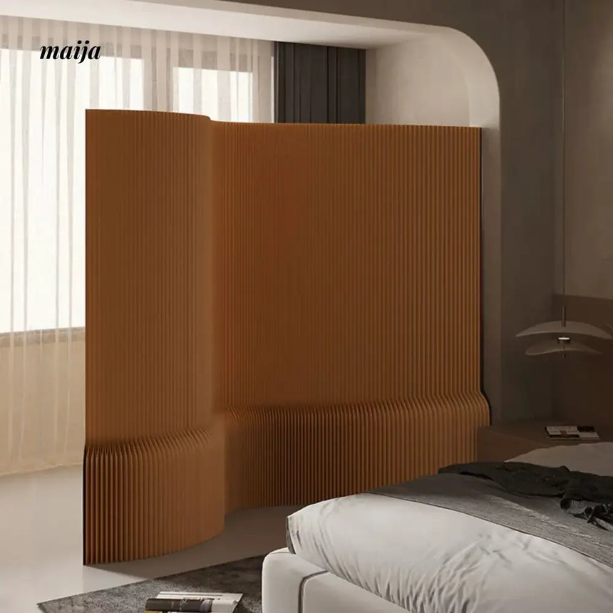 SHIBA Paper Flexible Partition Wall with Curve Ledge