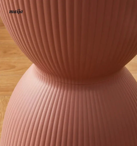 Pastel Hourglass Plastic Stool from Yishengtao