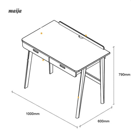 Jose Solid Wood Study Desk from maija